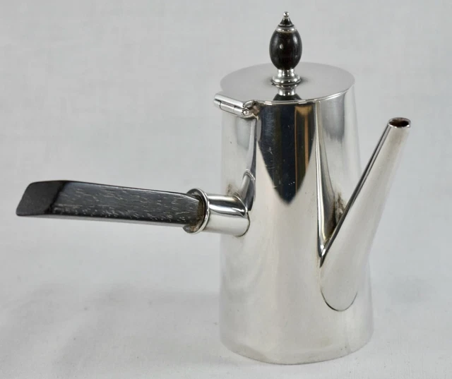 Antica Pentola Cioccolato Elkington & Co Argento Vittoriano 1896