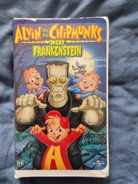 ALVIN AND THE Chipmunks Meet Frankenstein VHS Kids Cartoon Movie ...