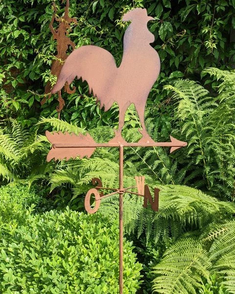 Anglais Girouette Avec Premier Fixation Fonte Style Antique Neuf