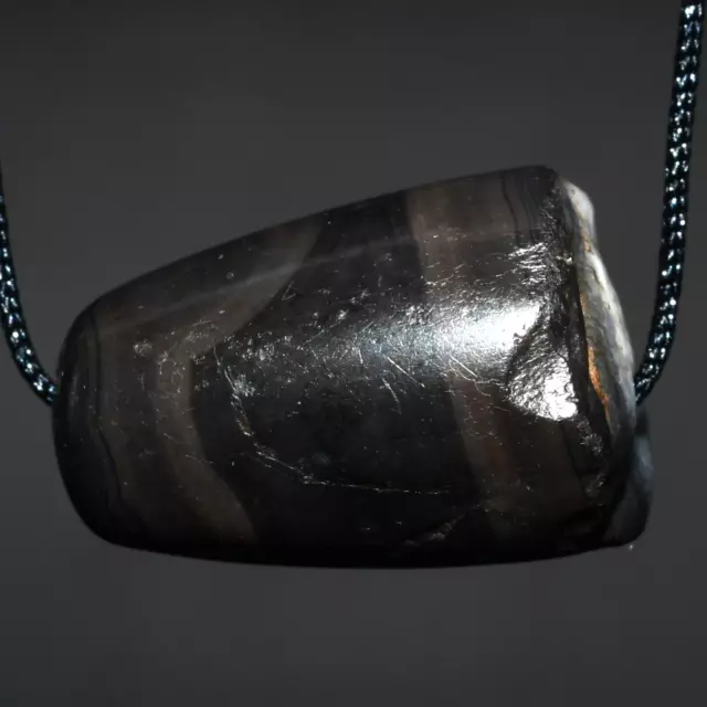 Genuine Ancient Himalayan Tibetan Phum Agate Stone Dzi Eye Large Fragment Bead