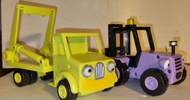 BOB THE BUILDER Skip And Trix Friction Toys Forklift Skip Lorry £9.99