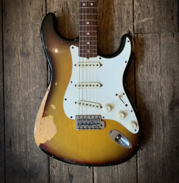 1971 Fender Stratocaster tastiera 3 toni sunburst RW