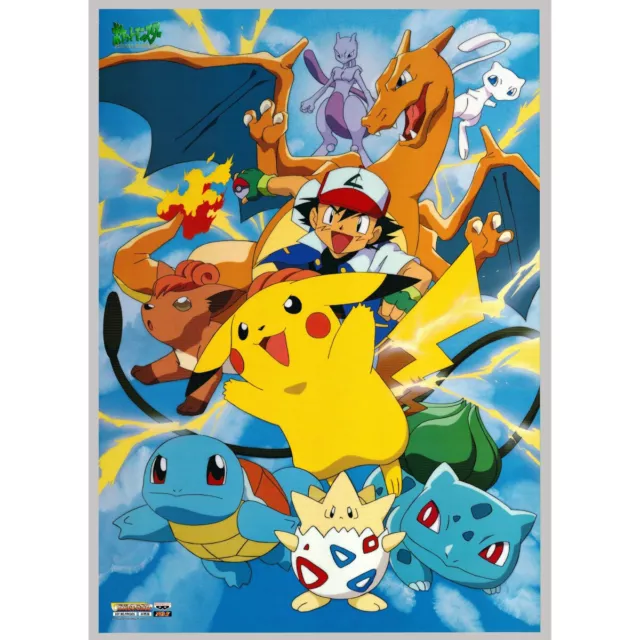 Pokémon Poster Artwork Print - HD A3 Poster Wall Art - FREE NEXT DAY DELIVERY