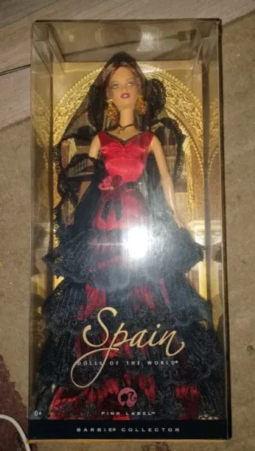 Princess of Spain™ Dolls of the World® Barbie doll Pink Label NRFB 
