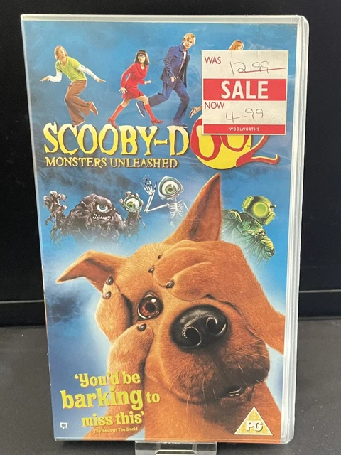 SCOOBY DOO 2 Monsters Unleashed (VHS, 2004) Complete CIB Tested £27.65