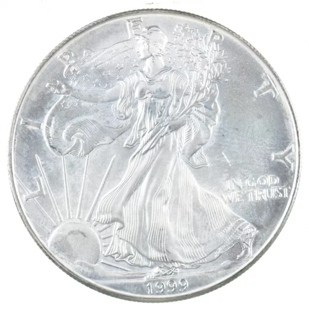 Better Date 1999 American Silver Eagle 1 Troy Oz .999 Fine Silver *153