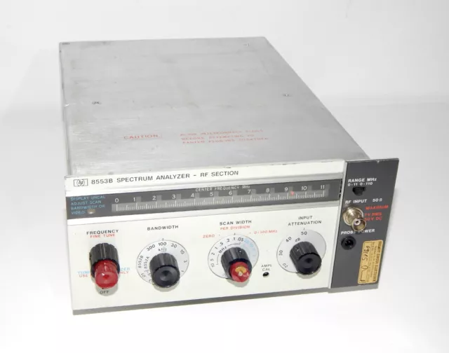 HP 8553B Spectrum Analyzer - RF Section