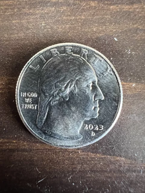 error coins us quarter 2023 D With Only Picture On The Back Of It