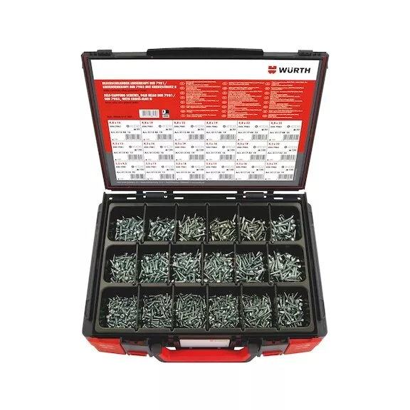 Set Viti Autofilettanti 1500pz - WÜRTH 5964011501