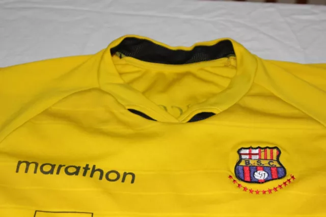 Camiseta De Futbol Oficial Barcelona De Guayaquil Marca Marathon Talla L Pilsene 3