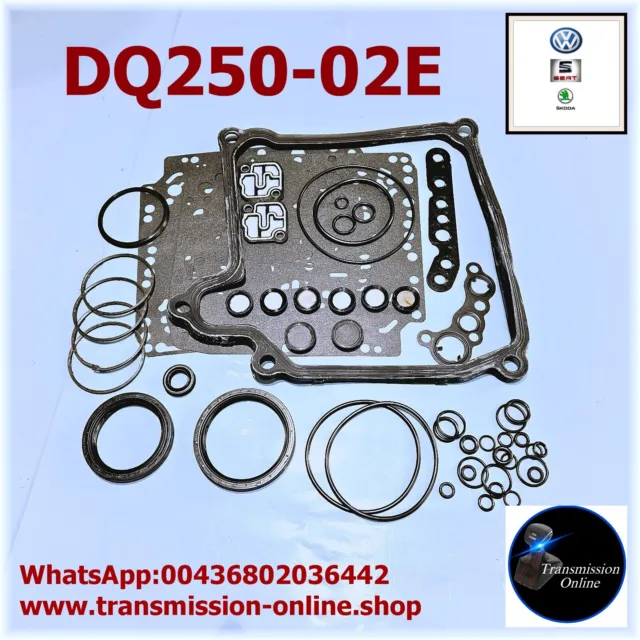 Dichtsatz-Überholsatz+ Mechatronik Getriebe DSG 6 Gang DQ250 02E VW-Audi-Skoda