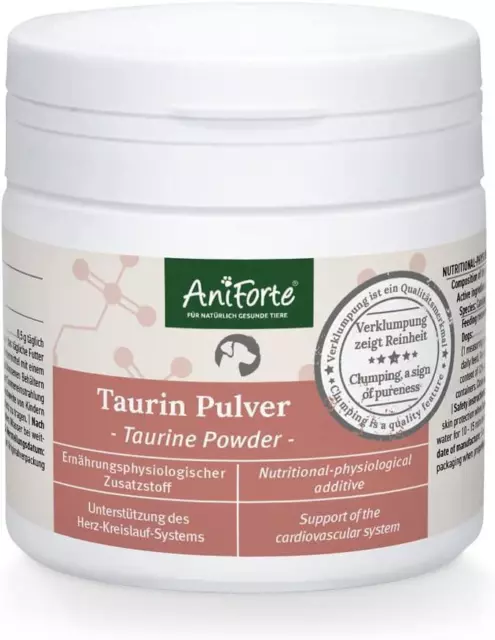 AniForte - Taurine Powder for Dogs - Amino Acid - Cardiac Support - 100g