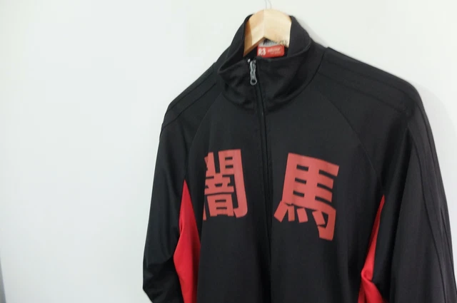 Adidas Originals tracksuit jacket Black Red Adicolor Black horse comic L 2006