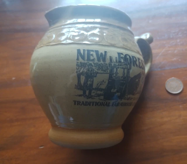 TRADITIONAL FARMHOUSE P & L Wilson Pottery new forest cider pouring jug