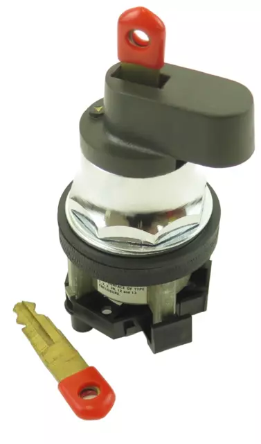 Westinghouse PB1KPH1A Heavy Duty Push Button 3-Position Selector Switch Key