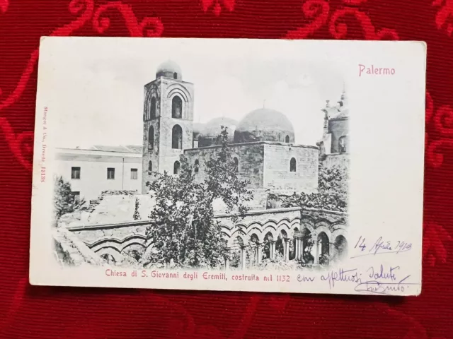 PALERMO Chiesa di S. Giovanni degli Eremiti Cartolina Fp Rara