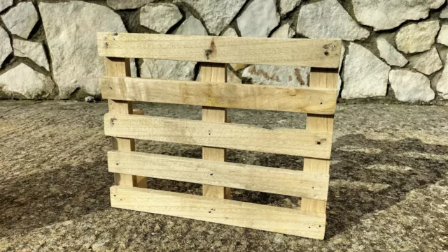 Mini bancali legno tagliere pallet pedana in legno