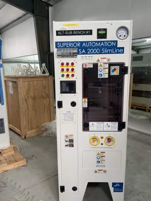 Superior Automation SA2000 Slimline. Two Process Tank 150mm. GoldenFab