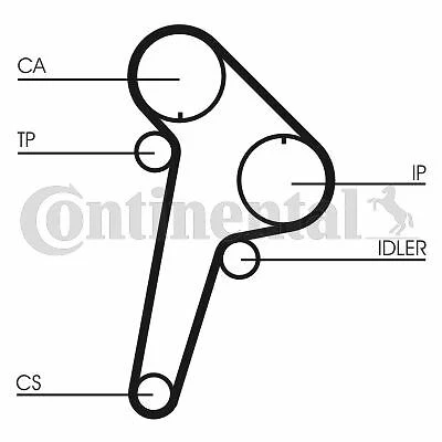 Continental Courroie De Distribution Pour Citroën Xm 2.5 Td,Xm Break 2.5 Td