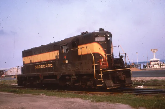 Duplicate  Train Slide Seaboard GP-7 #1761 07/1963 Miami Florida