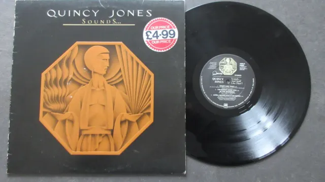 Quincy Jones Sounds LP 1978 **VG+/EX+**LYRIC INNER**