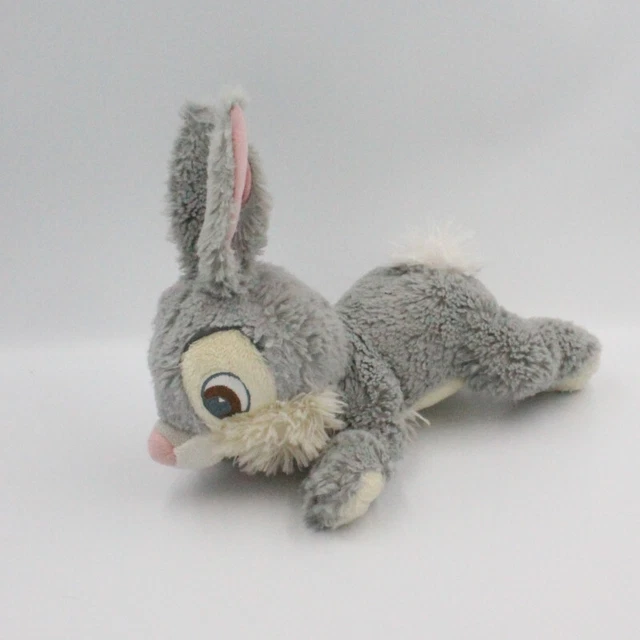 Doudou peluche lapin gris Pan-pan Panpan DISNEYLAND 23 cm - 20038