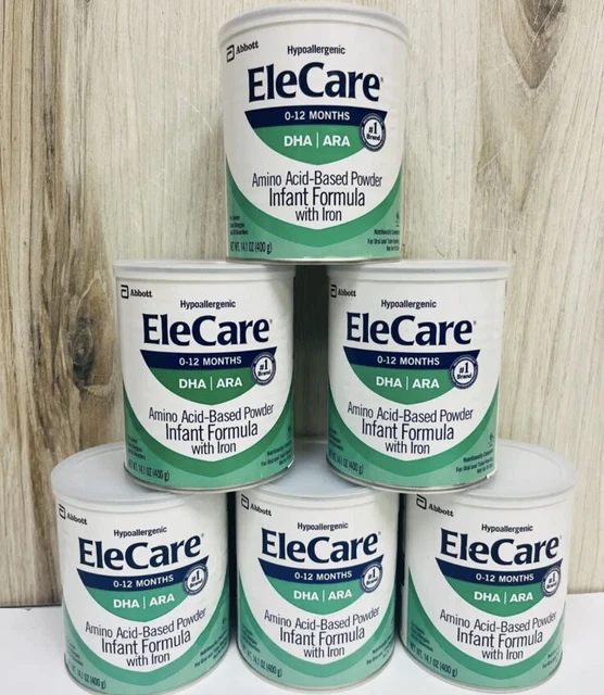 6 ELECARE Amino Acid NEW PRODUCTION NOT RECALL I14.1 oz each EXP 01/01/2025+