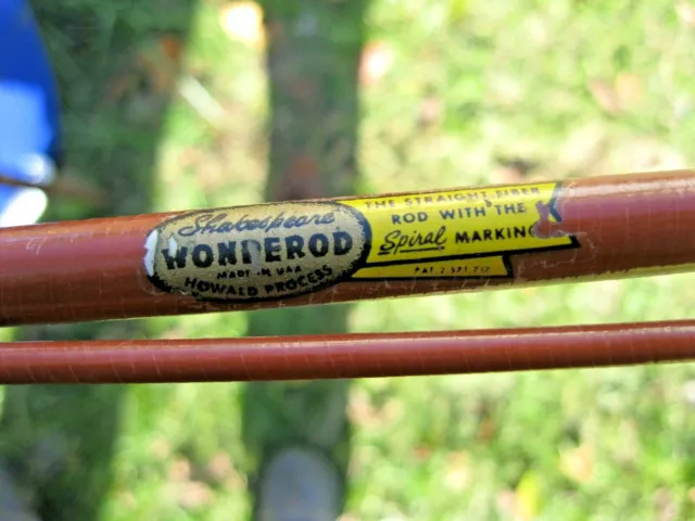 VINTAGE SHAKESPEARE 7' HOWALD WONDEROD No. 1263 FEO FLY/SPIN CASTING FISHING  ROD $55.00 - PicClick