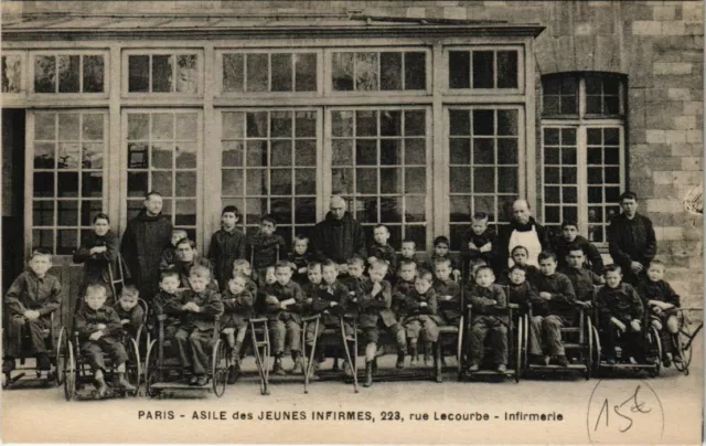 CPA PARIS 15e Asile des Jeunes Infirmes, 223, rue Lecourbe - Infirmerie (65724)