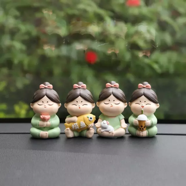 Mini Résine Figurines Sculpture Table Pièce Maîtresse Maison Poupée Figure