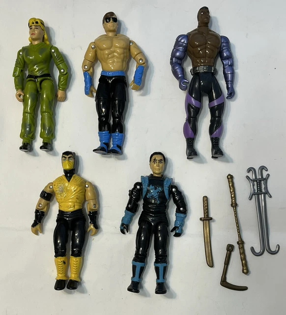 VINTAGE GI JOE Mortal Kombat Movie Action Figure Lot Scorpion
