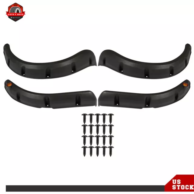 Golf Cart Standard Fender Flares Front and Rear For EZGO TXT Model(Set Of 4pcs)