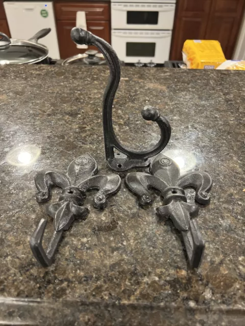 cast iron coat-hat hangers