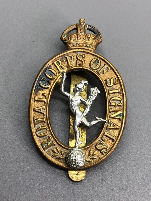 ORIGINAL WW2 BRITISH Army Royal Corps of Signals Cap Badge £9.99 ...