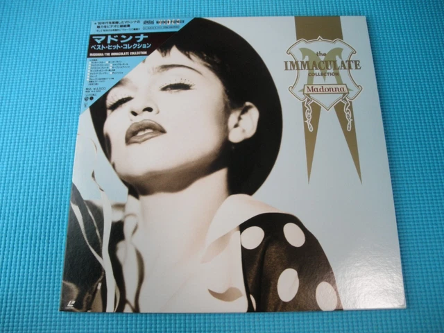 MADONNA Laser Disc LD The Immaculate Collection 1990 Japan OBI WPLP-9045 MADONNA Laser Disc LD The Immaculate Collection 1990 Japan OBI WPLP-9045