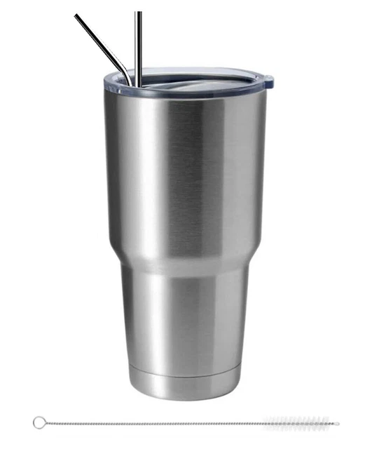 30oz Stainless Steel Tumbler Sip Lid Straw Vacuum Double Wall Insulated Bottle