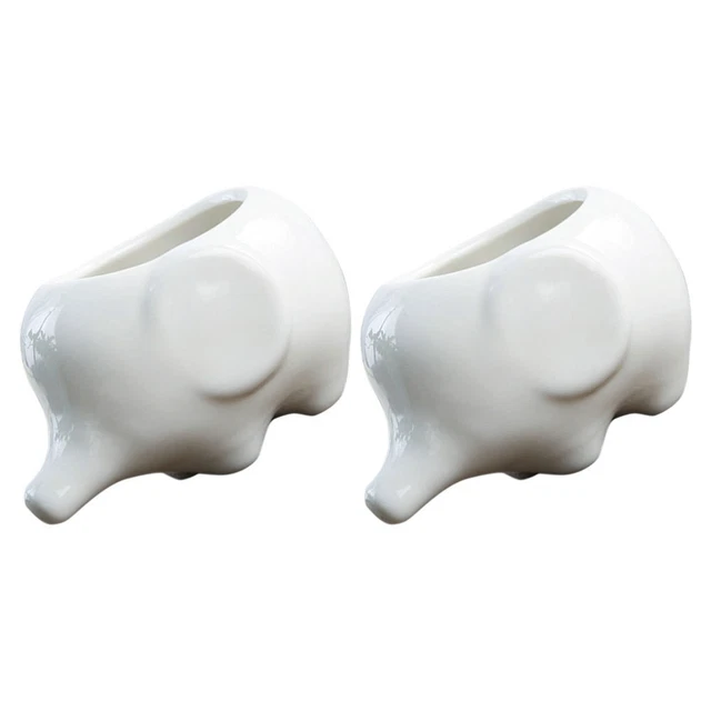 2pcs indoor-anlage töpfe tiny porzellan pflanzer keramik pflanzer töpfe