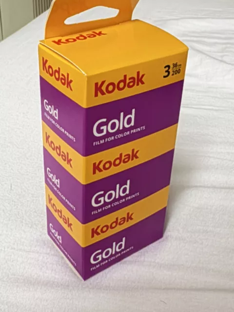 Kodak Gold 200 135/36 - 3er Pack MHD 03/2026 NEU