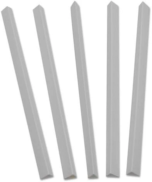 C-Line Slide N Grip Binding Bars, White, 11 X 1/2, 100/Box