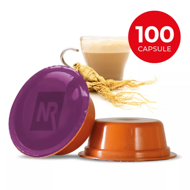 100 Capsule A MODO MIO al Ginseng Amaro Cialde Caffè Compatibili