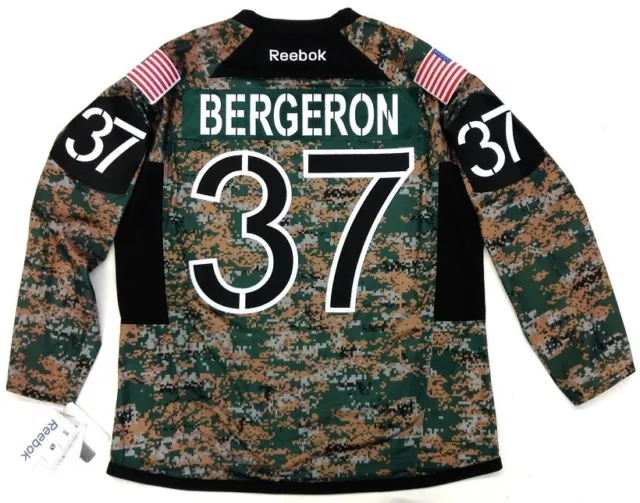 Men's Boston Bruins #37 Patrice Bergeron Reebok Black 2016 Winter