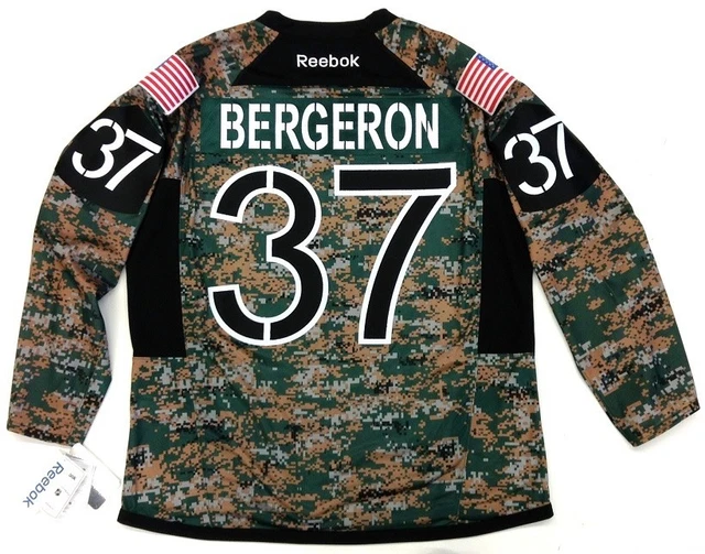 Men's Boston Bruins #37 Patrice Bergeron Reebok Black 2016 Winter