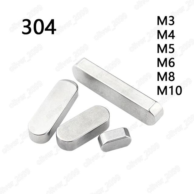 304 STAINLESS STEEL Square and Rectangular Keys M3 M4 M5 M6 M8 M10 £14. ...