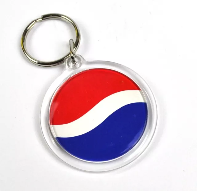 Pepsi Cola USA Schlüsselanhänger Keychain Key Chain Ring - Pepsi Logo rund