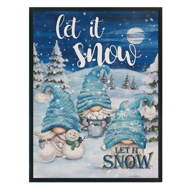 Full Cross Stitch 11CT Cotton Thread Christmas Goblins Printed Embroidery Kits