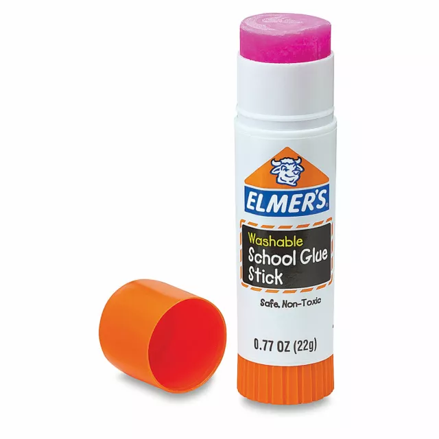 Elmer's Glue Stick 6g Washable Disappearing Purple SchoolGlue Colle Elmers