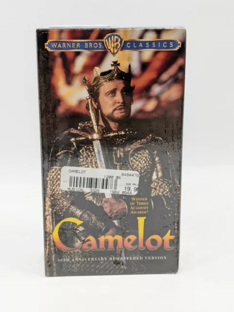 Camelot VHS (Richard Harris) 1997 2 Tapes Set New