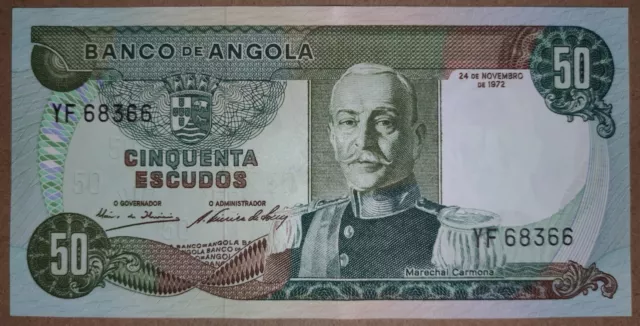 Angola 50 Escudos 1972 UNC