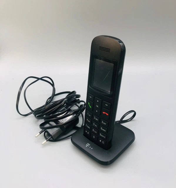 Telekom Speedphone 12 cellulare + stazione di ricarica caricabatterie vassoio di ricarica nero