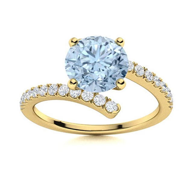 Piercing Per Naso In Oro Giallo 14K Con Zirconia - Design A Fiore Per Donne E Uomini